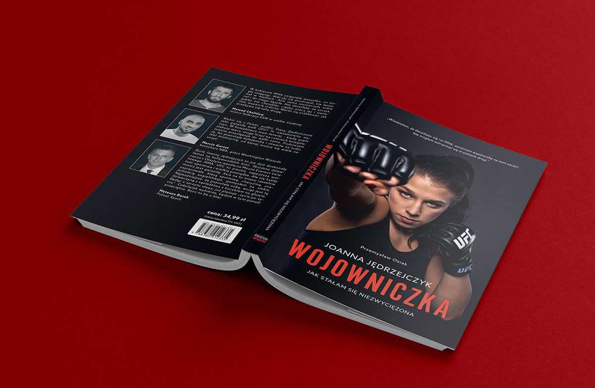 Joanna Jędrzejczyk book cover okładka UFC sport wojowniczka Nowe Kreski Mariusz Korolczuk książka przegląd sportowy