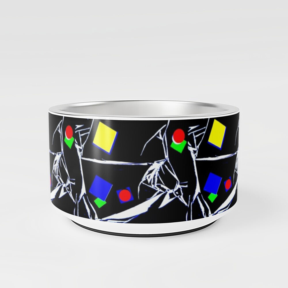 Formes Geometriques Art abstrait  multicolored noir composition abstraction arts plastiques color aléatoire Flashy