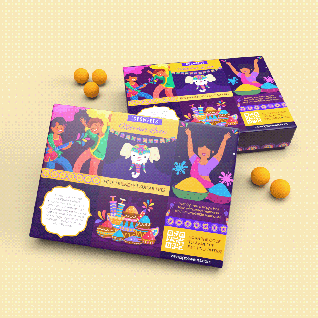 branding  holi sweets packaging Advertising  visual identity product packaging design