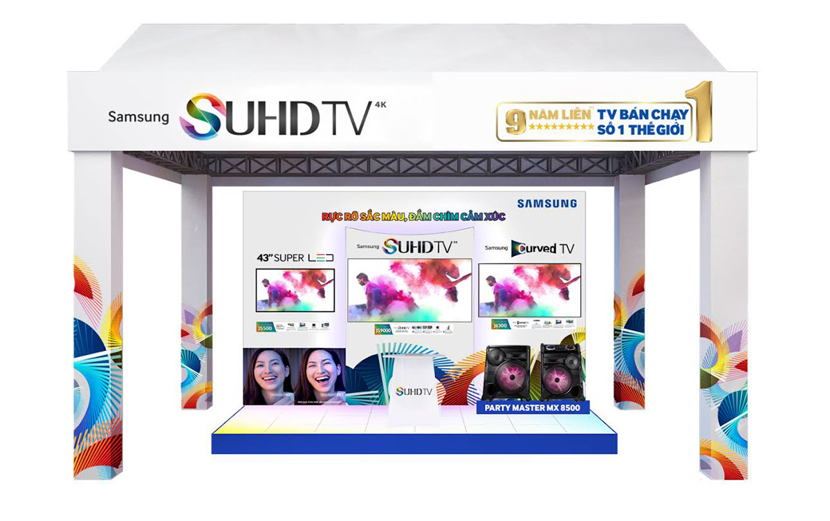 Samsung SUHD booth activation Tivi