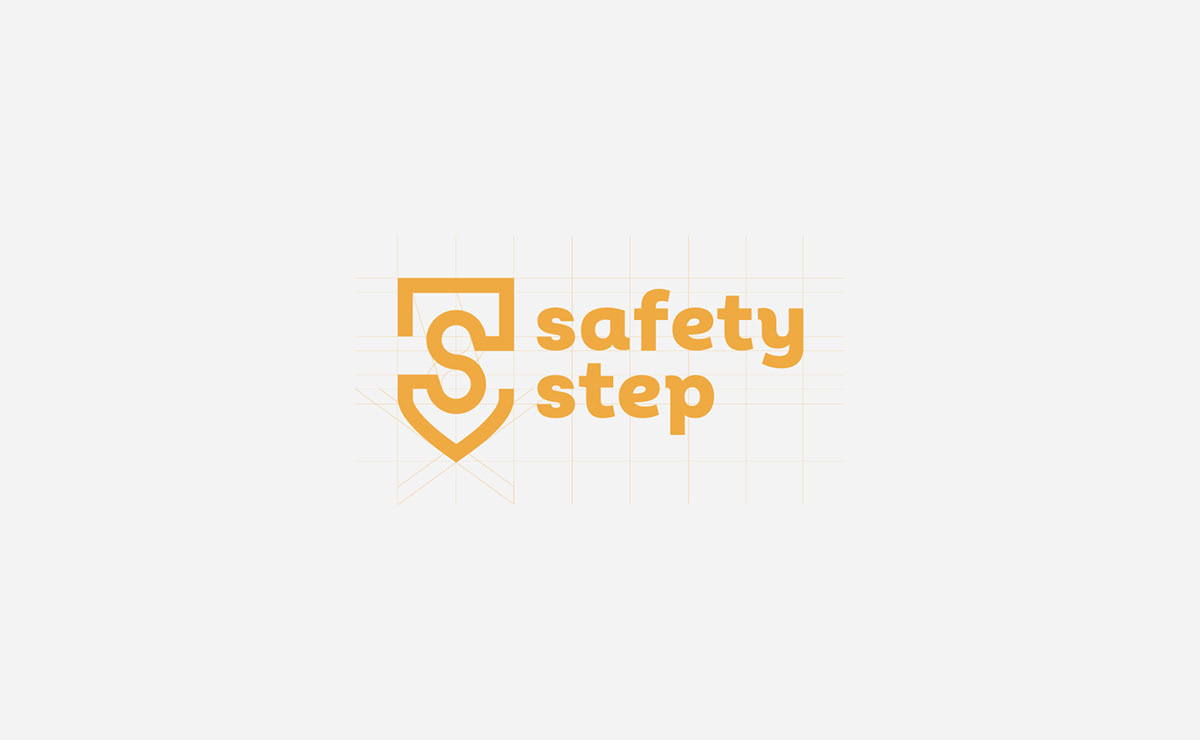 branding  Business Cards cards logo safety safety step shield