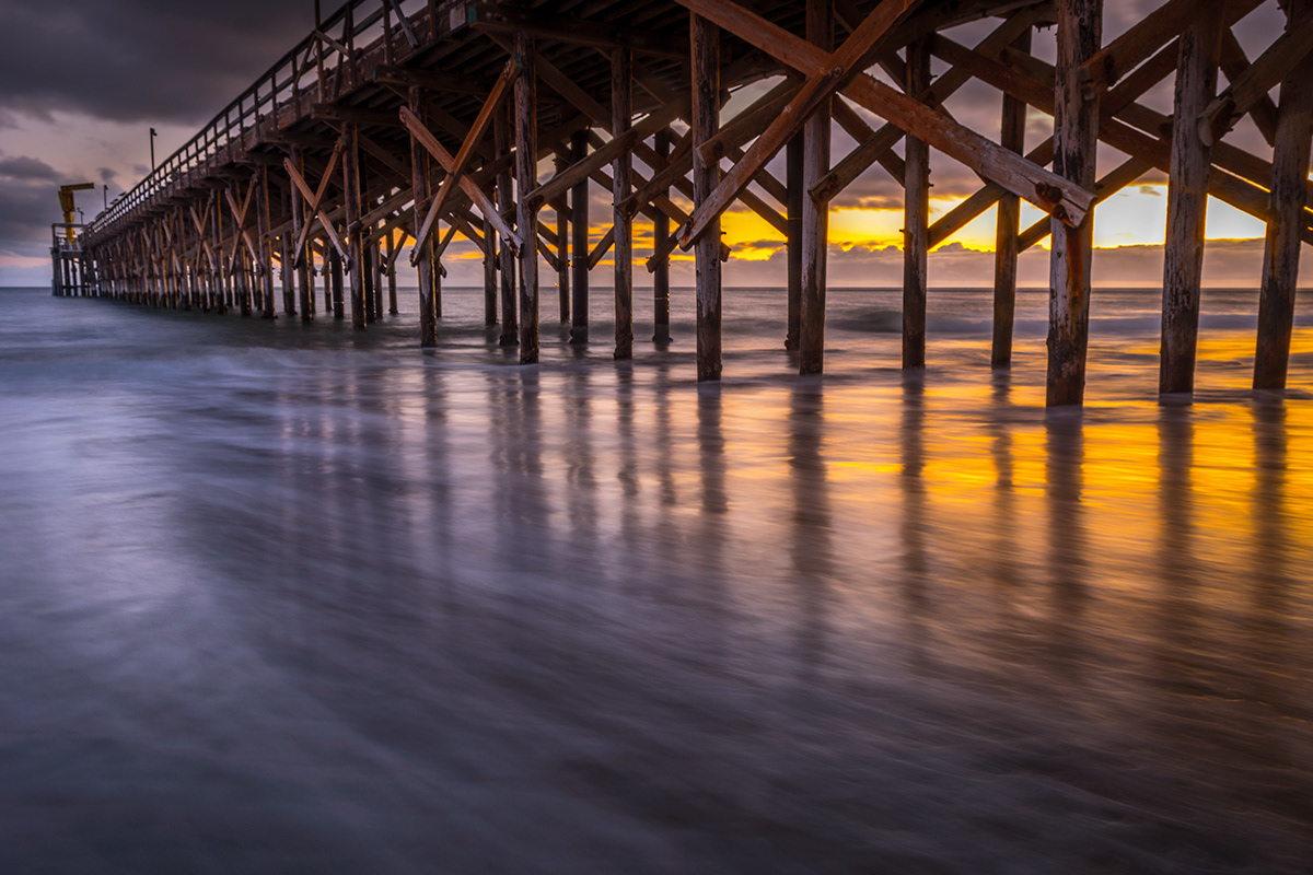 gaviota pier California Central Coast long exposure seascapes sunsets pacific Ocean west coast