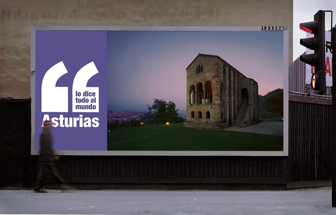 asturias tourism campaign Testimonials Landscape book Billboards posters