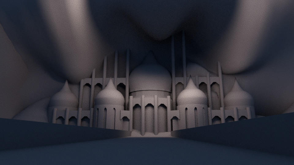 3D environment fantasy Maya Paintover Render Sintlucas visualization