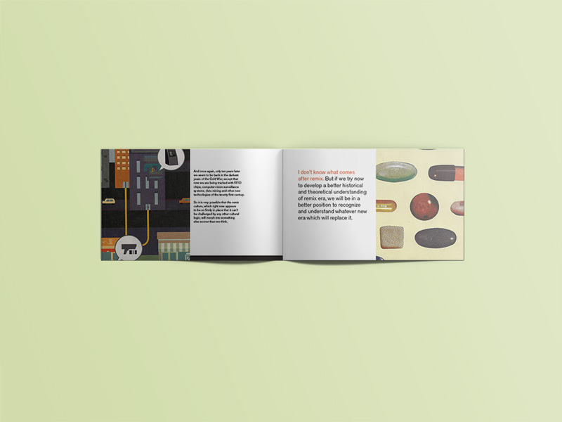 book design book publication publication design red essay REMIX lev manovich