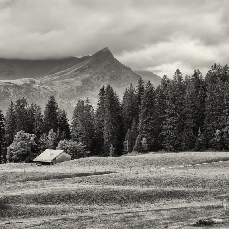 Landscape Nature black and white clouds mountains