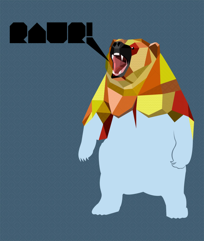 bear geometric rawr