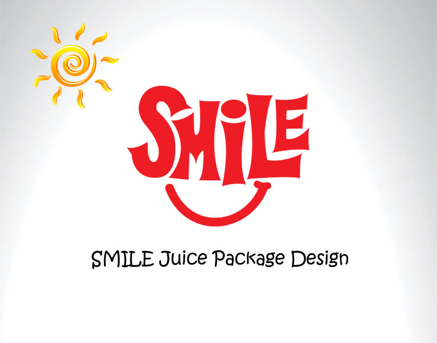 Smile Juice Package design Love Fruit coloe