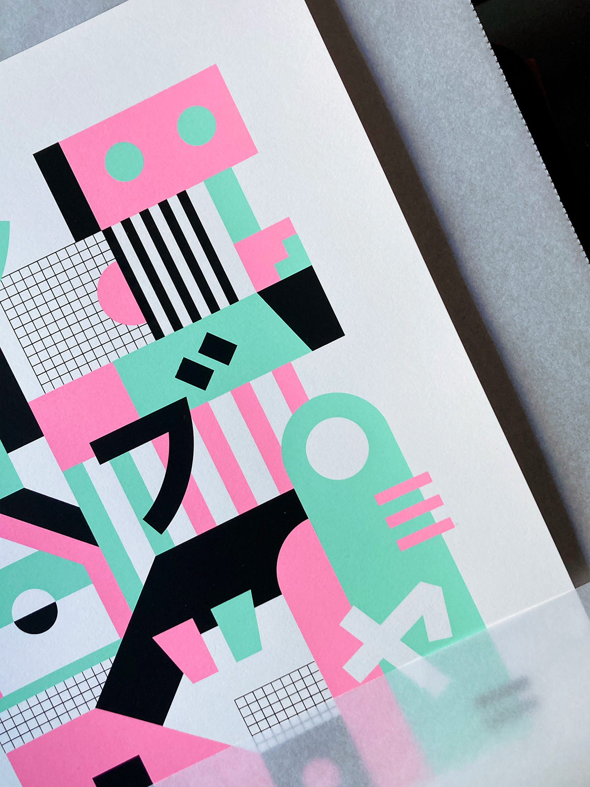 Poster Design print serigrafia SHIBUYA silkscreen printing tokyo