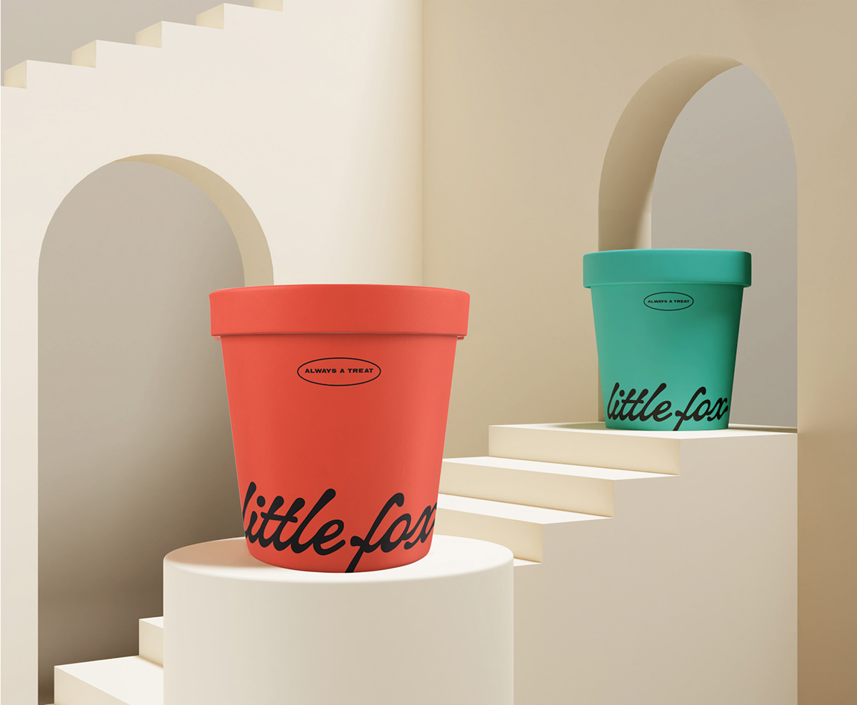 design Packaging ice cream restaurant brand identity Logo Design adobe illustrator ILLUSTRATION 