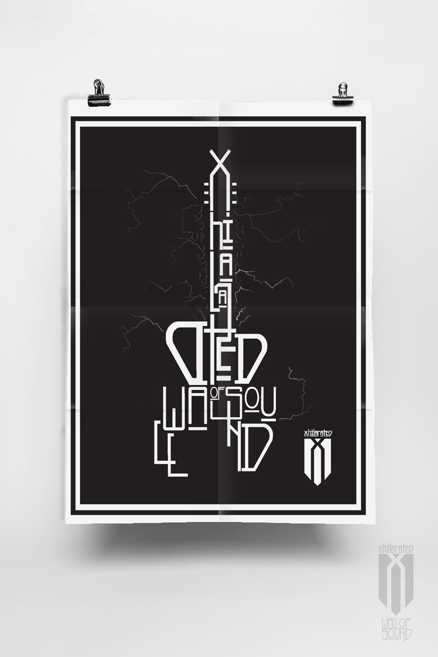Dubstep Music Band Identity Design posters