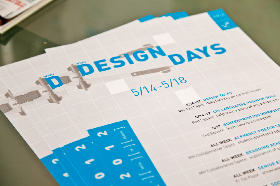 Collaborative design days presentation Screenprinting interactive Event campus Western Washingtons Design Days. This was