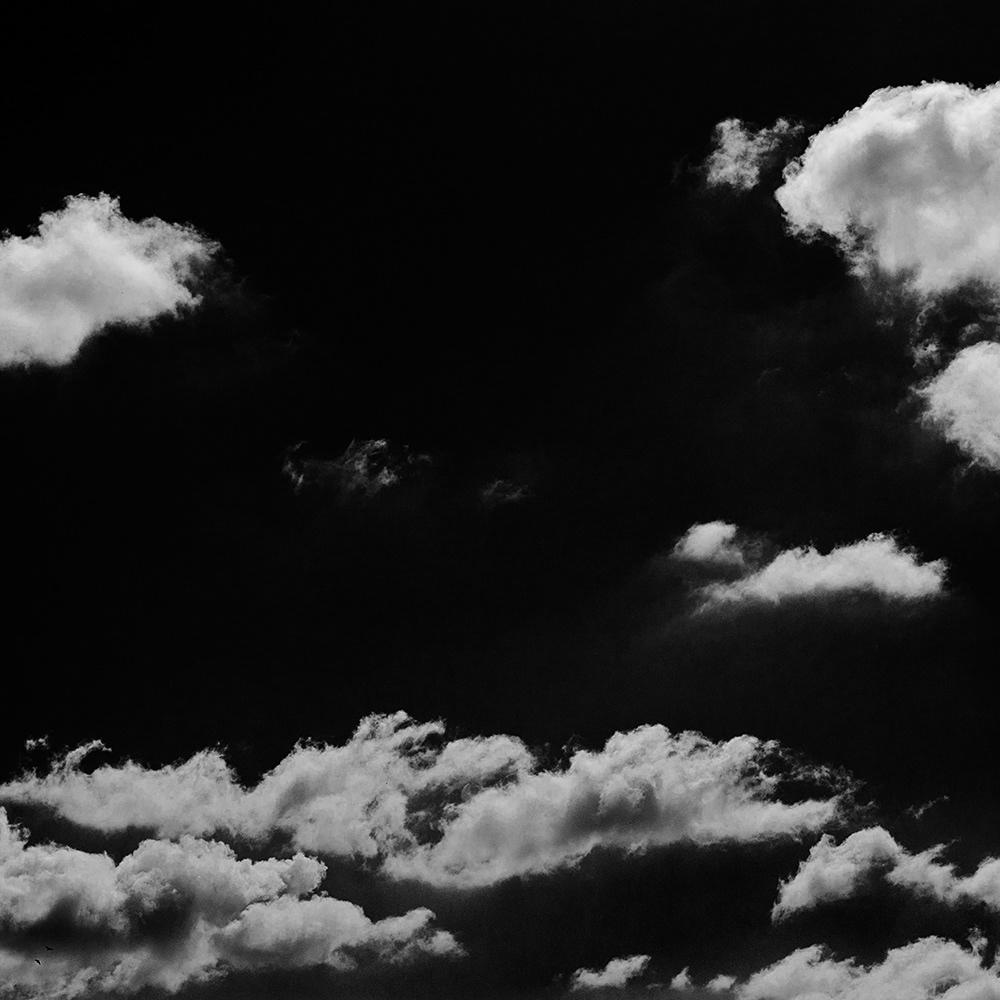 Nube cloud SKY black & white blanco y negro plane avion photoshop b&w