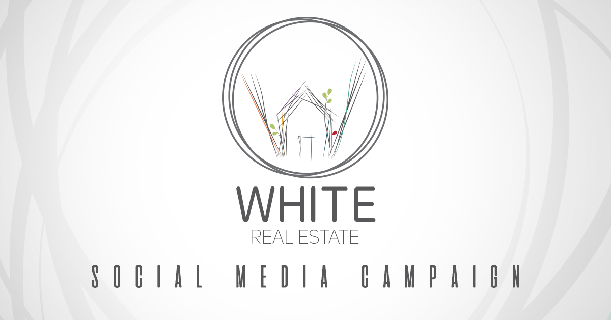 social media campaign White real estate photoshop branding  design ads
