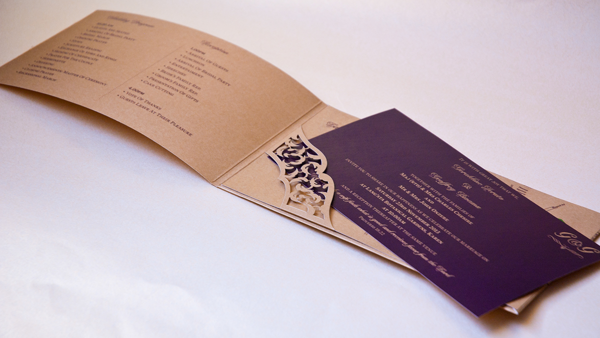 italic Italic Printers Wedding Card wedding invitation nairobi kenya Printing Invitation Geraldine geoffrey