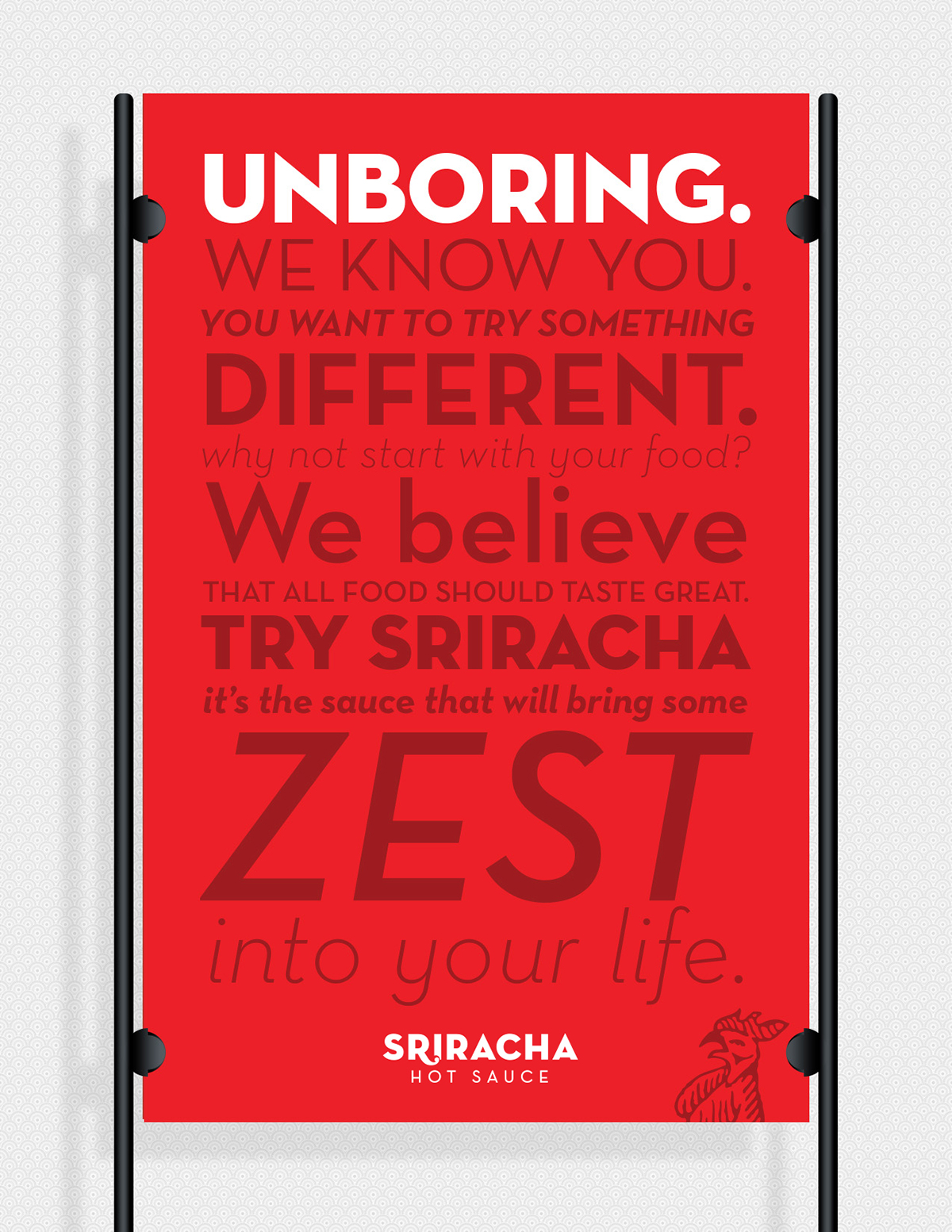 Sriracha Rebrand marketing  