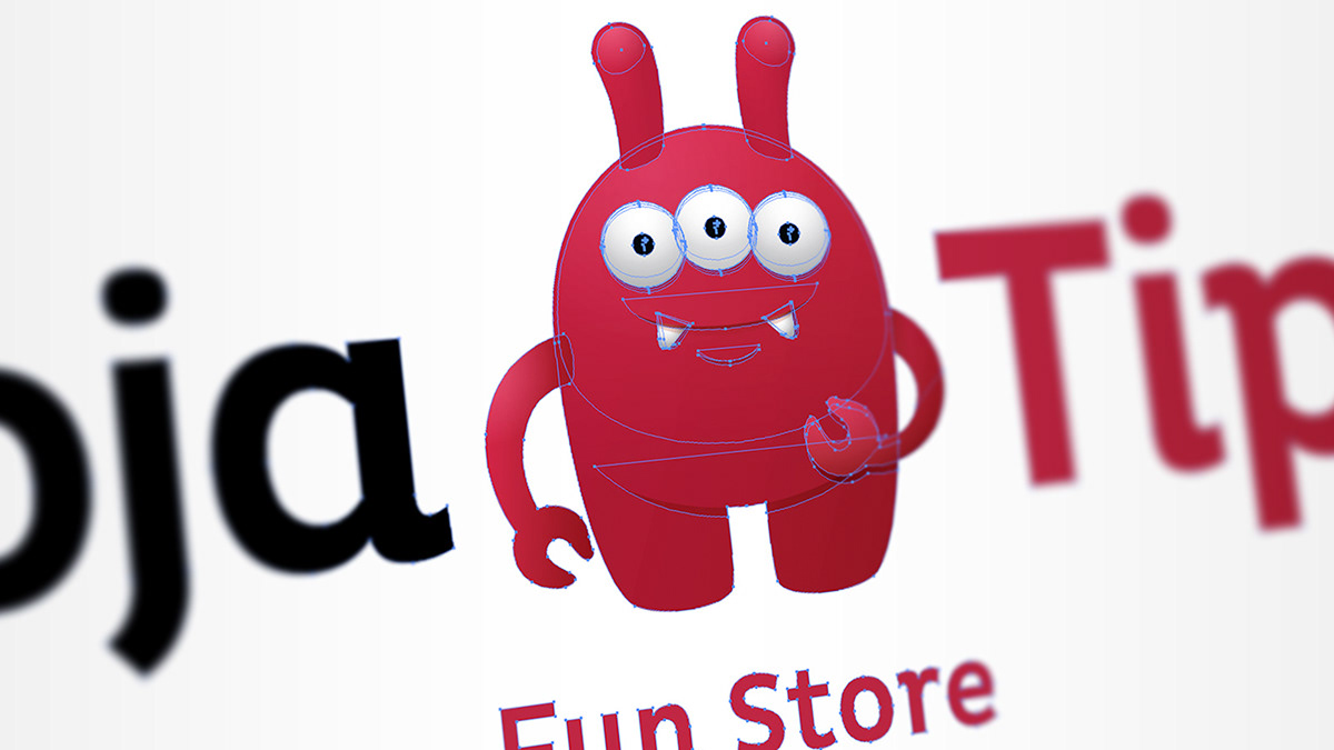 loja logo Logotipo store gifts branding  Character Fun