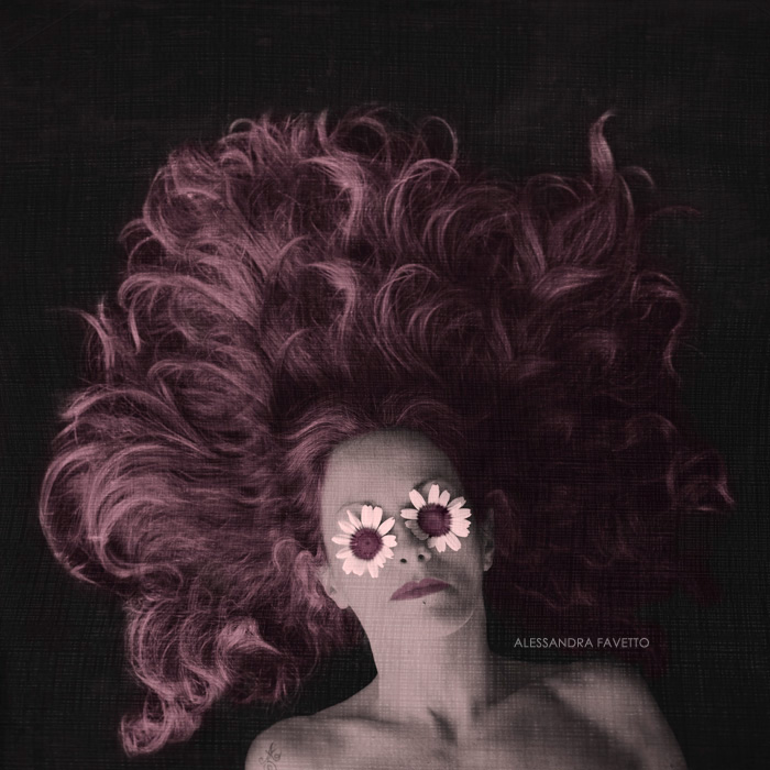 Adobe Portfolio self portrait portrait woman flower balloon concept conceptual beauty
