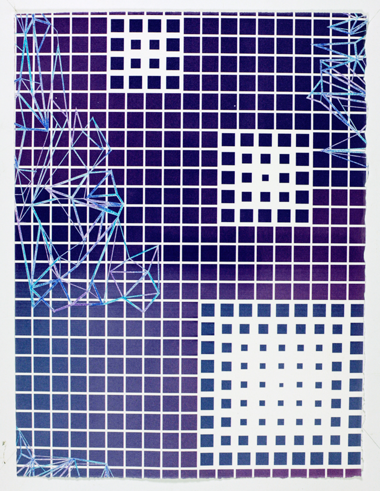 perception illusion colors full bleed Printing vectors geometric
