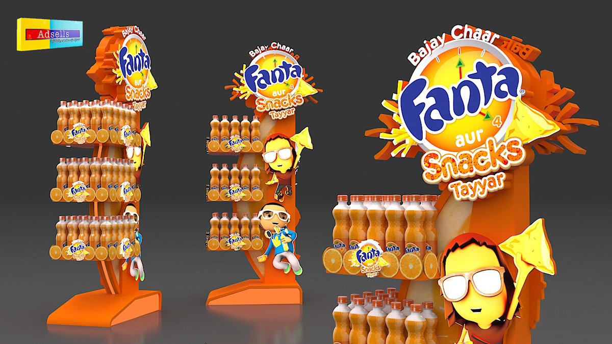  Fanta Display  Gondola on Behance