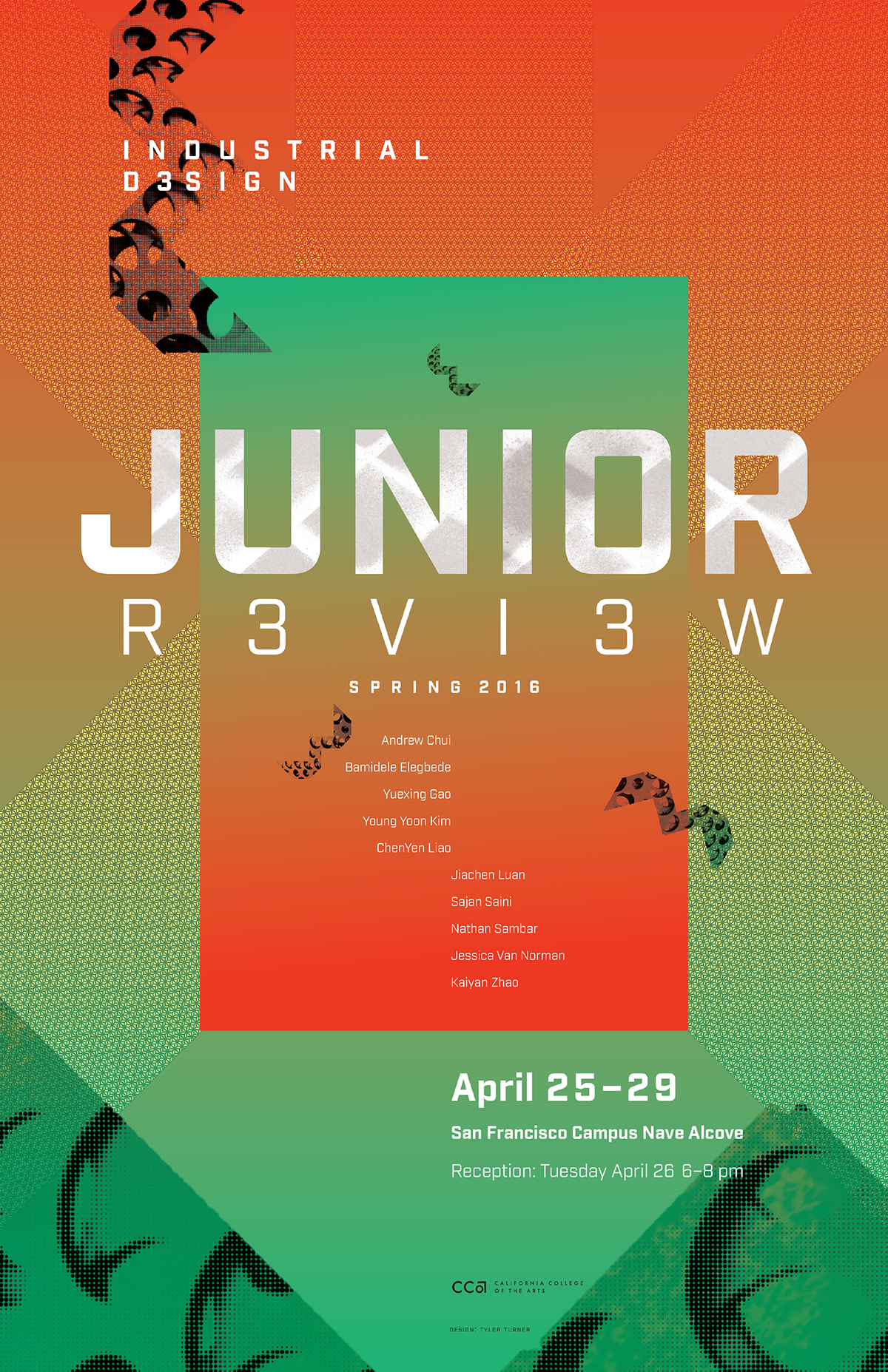 poster junior review cca student design commission Event