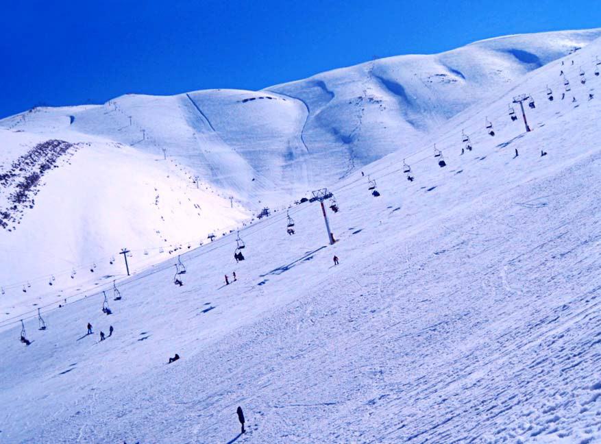 snow SKY mountains cold White blu Ski faraya slopes