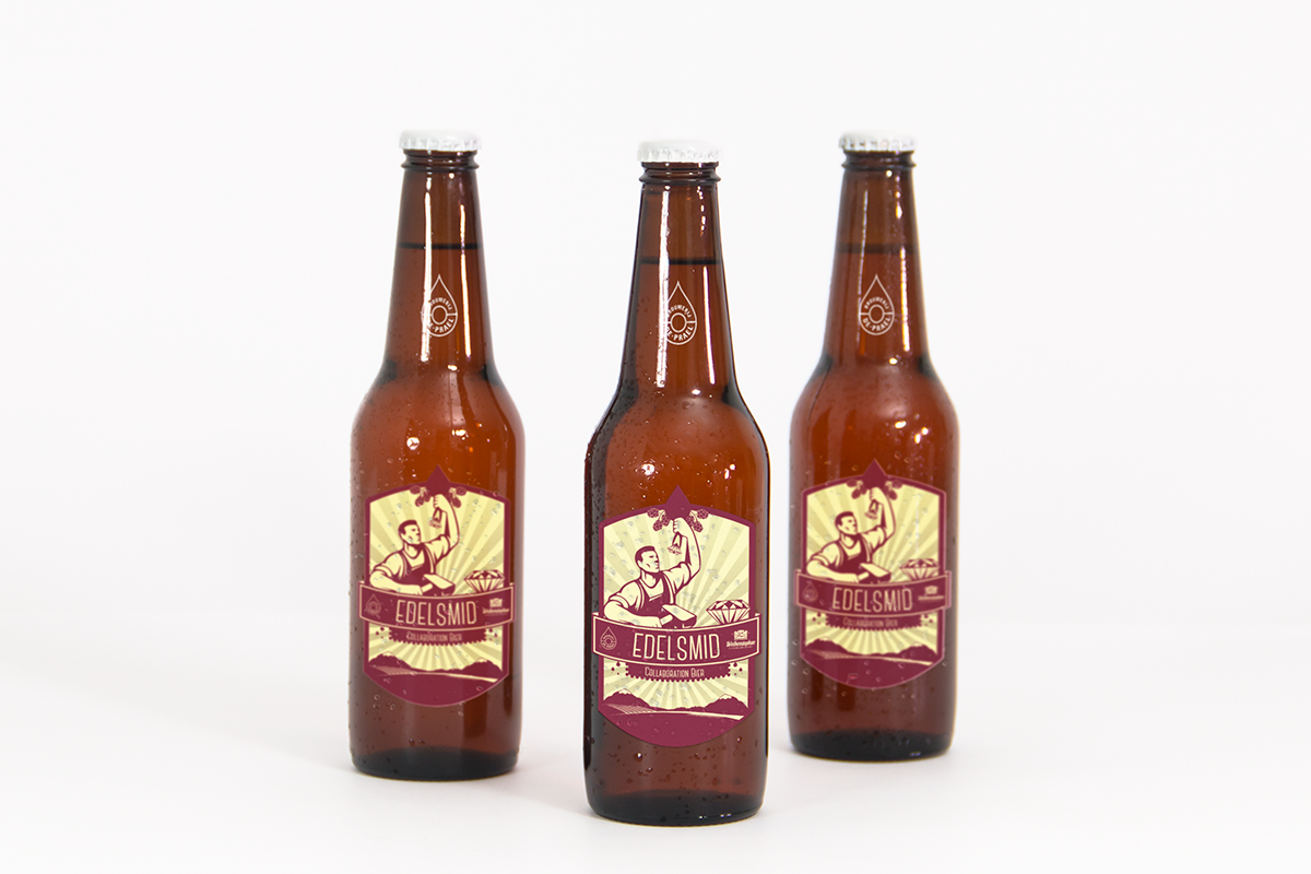 beer beerlabel Label Craftsman Collaboration beers de prael Bier bierlabels bottle design