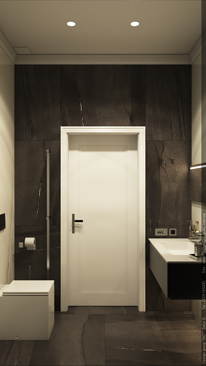 kiev Private apartments toilet Passepartout oasis bathroom design Interior crystal park