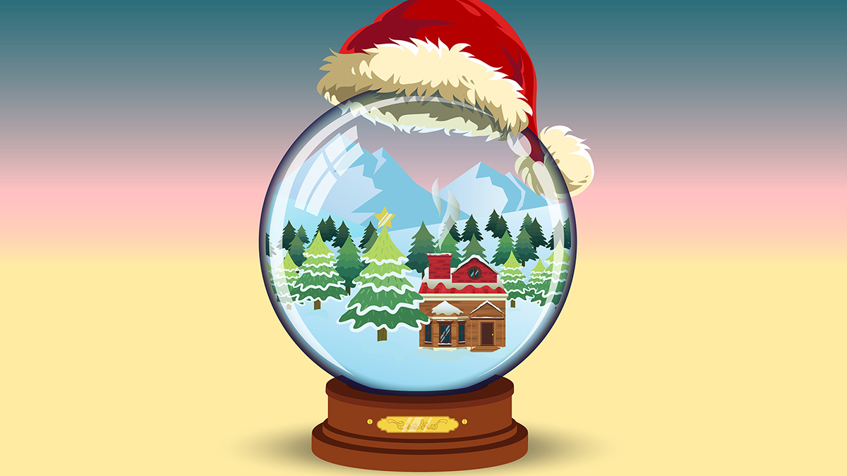 skull Santa Claus Merry Christmas happy new year ilustracion animacion vector flat design design wacom