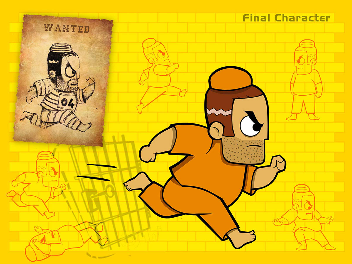Prisoner Jail character_design mobilegame