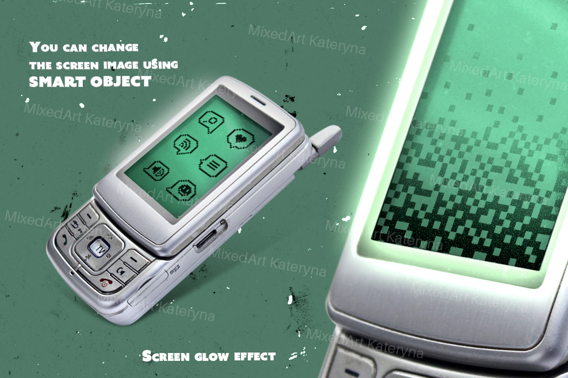 mock smartphone Retro Device Mockup Screen mockup Button Phone flipphone retrophone vimtage