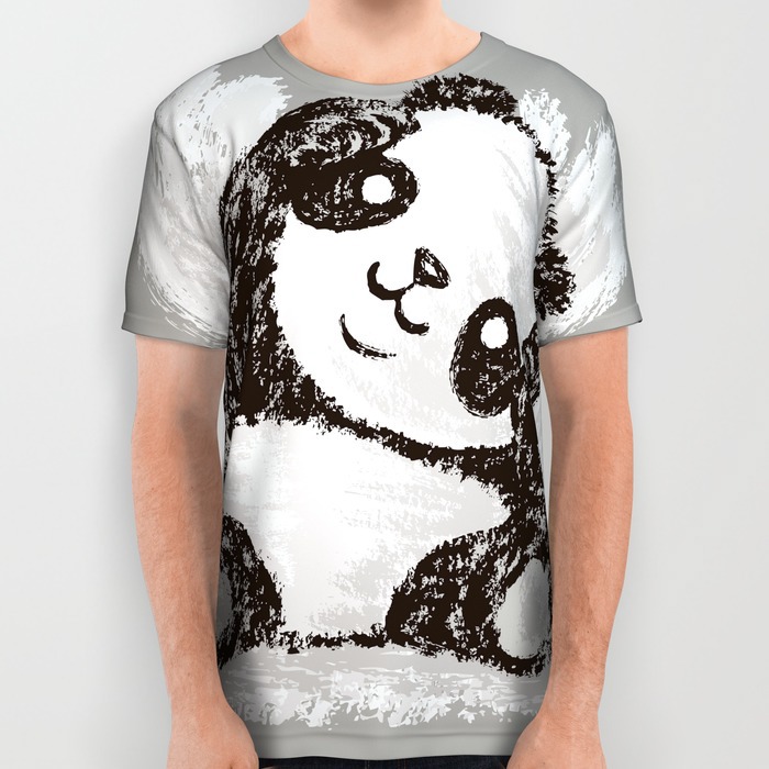 Panda  animal characters vector