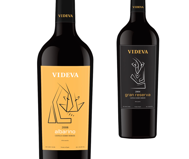 spanish wine wine label abstract character visual identity
