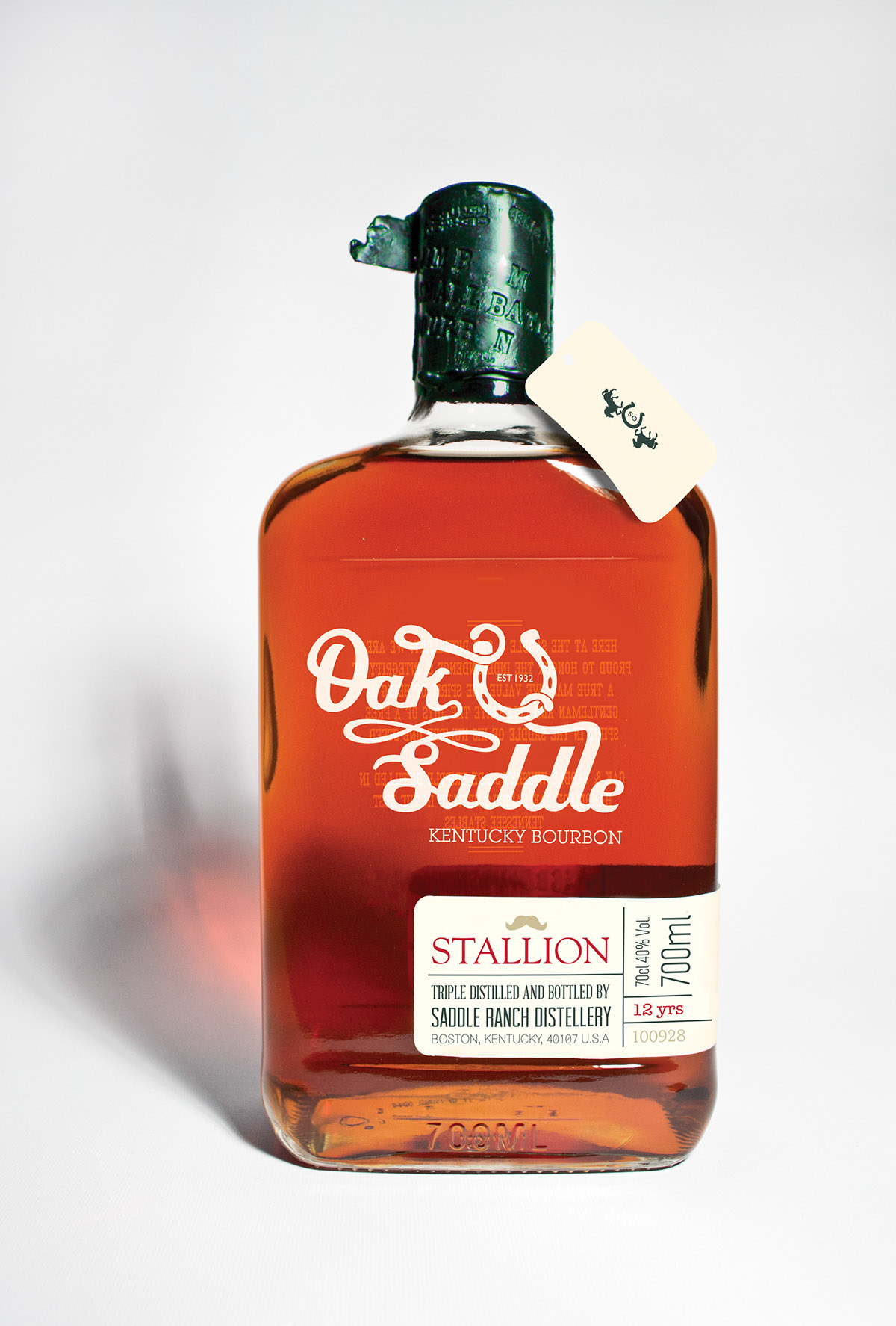 Whiskey bourbon horse saddle moustache western Kentucky