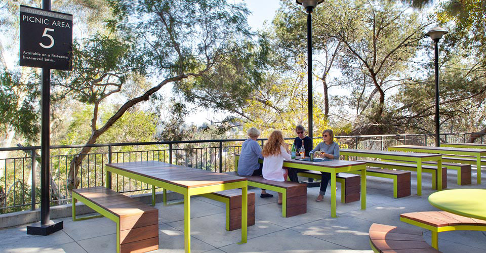 ampitheater Outdoor seating benches picnic