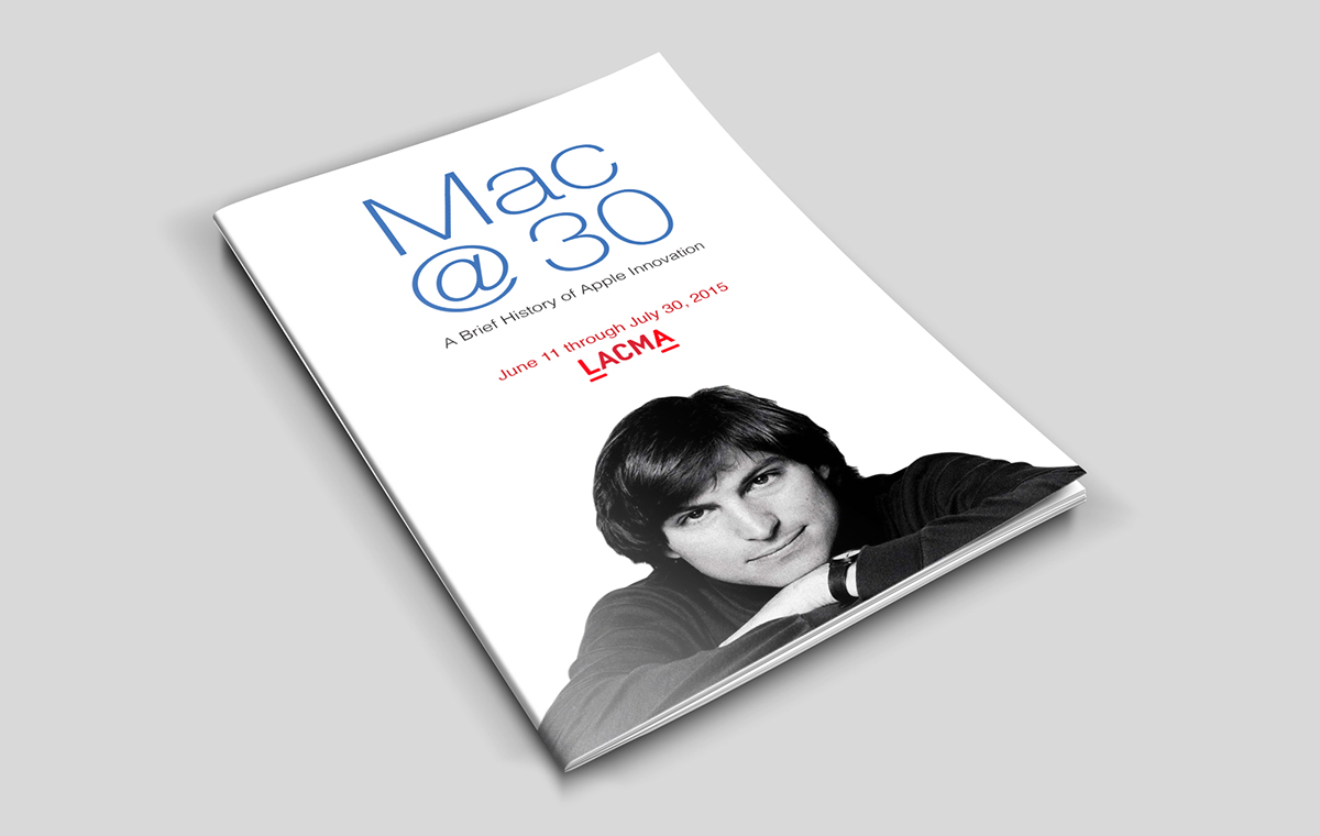Macintosh Steve Jobs mac lacma brochure