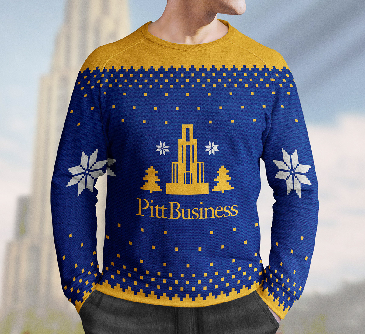 business Christmas college Holiday pitt Pittsburgh sweater University