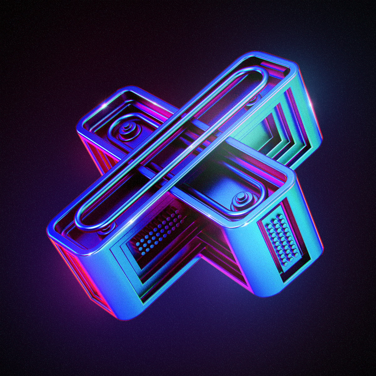 alphabet type 3D CGI letter letters neon neonsign MakeItNYC