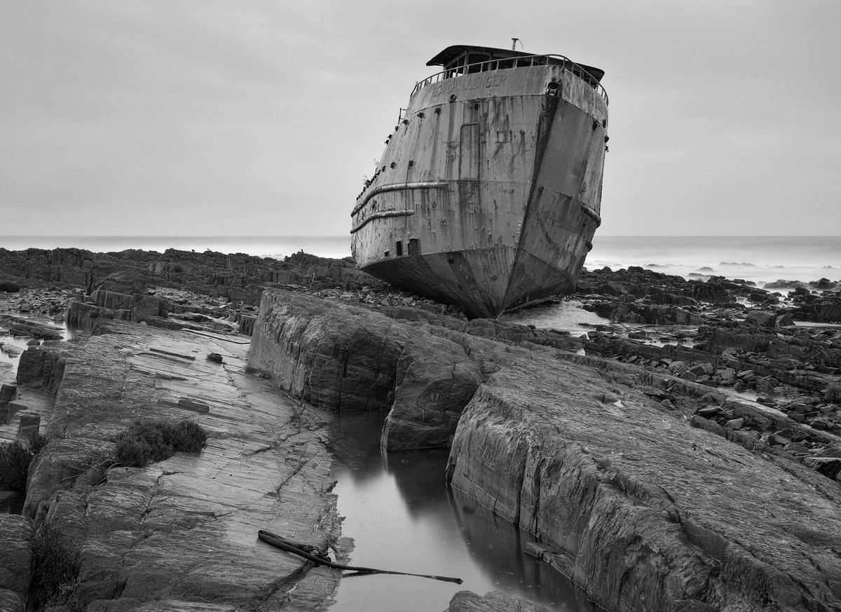 Shipwrecks Coast sea Ocean long exposure