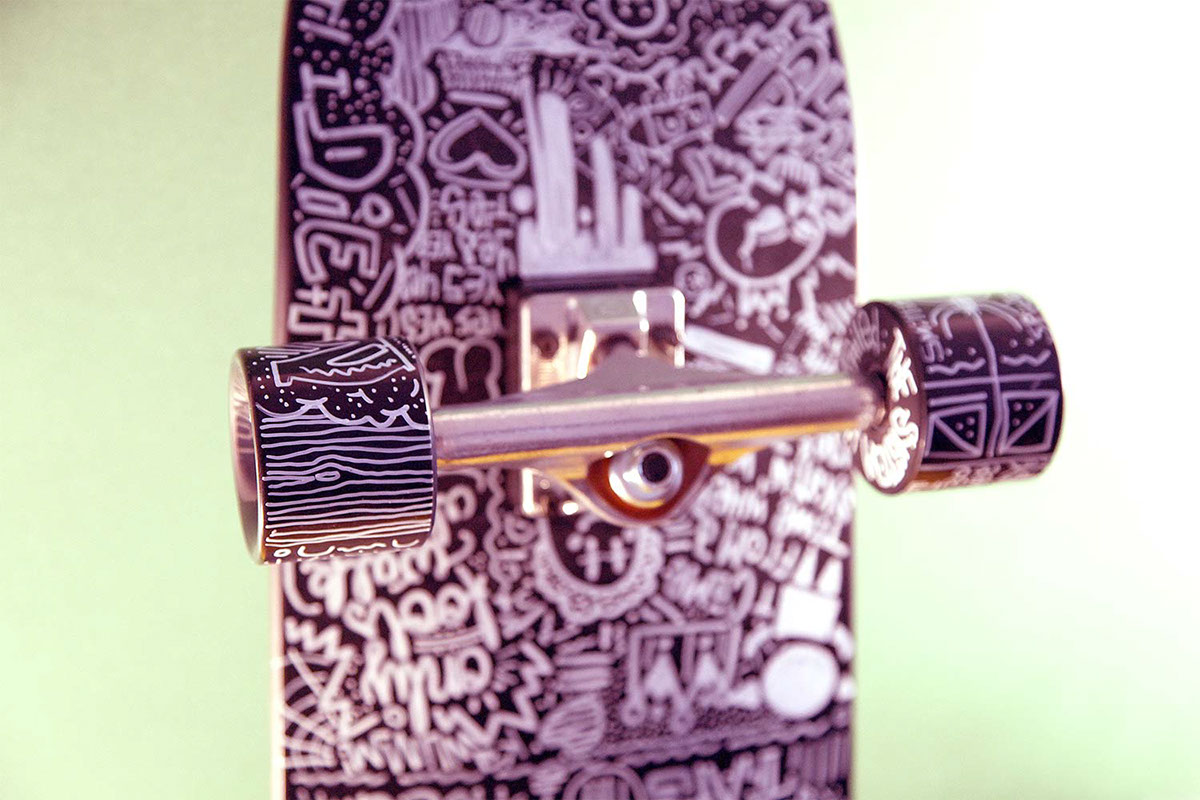 Adobe Portfolio skateboard ink blackandwhite misternevis