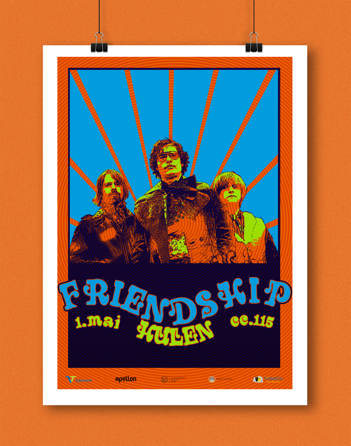 poster hulen Poster Design concert norway Event