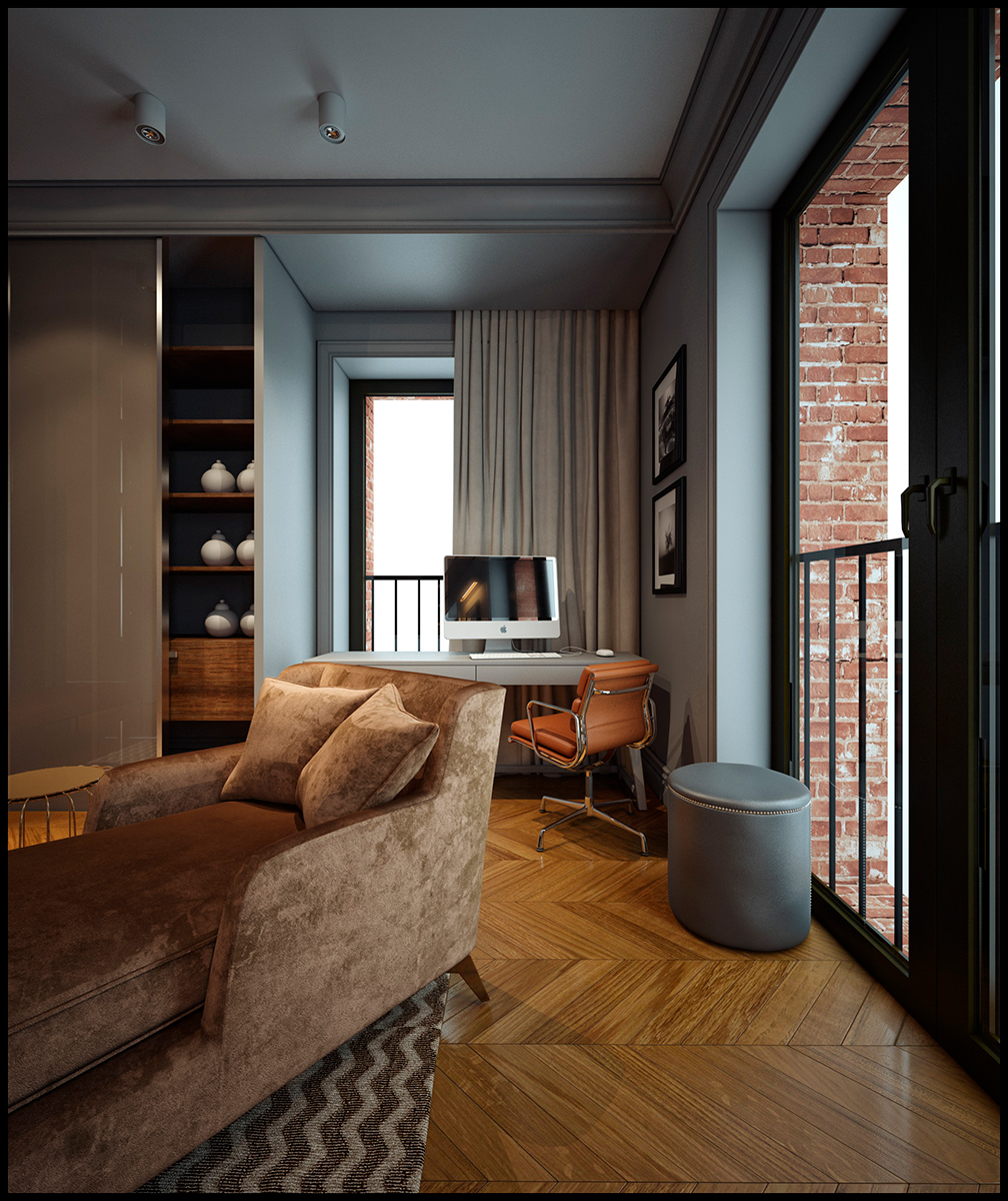 apartments Chigidin interiordesign concept denischigidin 3D Render