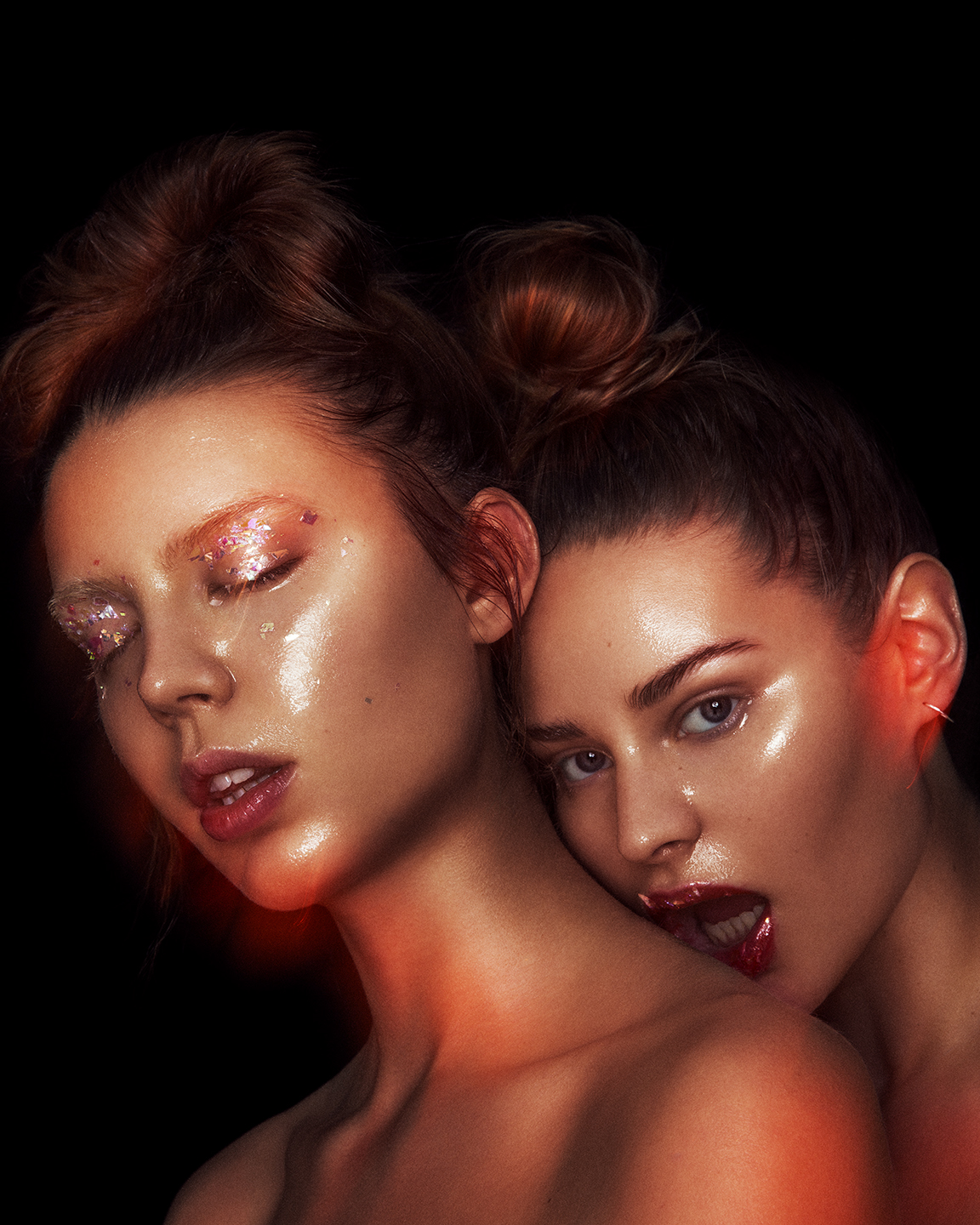 editorial beauty Glitter girls lollipop ellen simone studio beauty editorial makeup makeup art