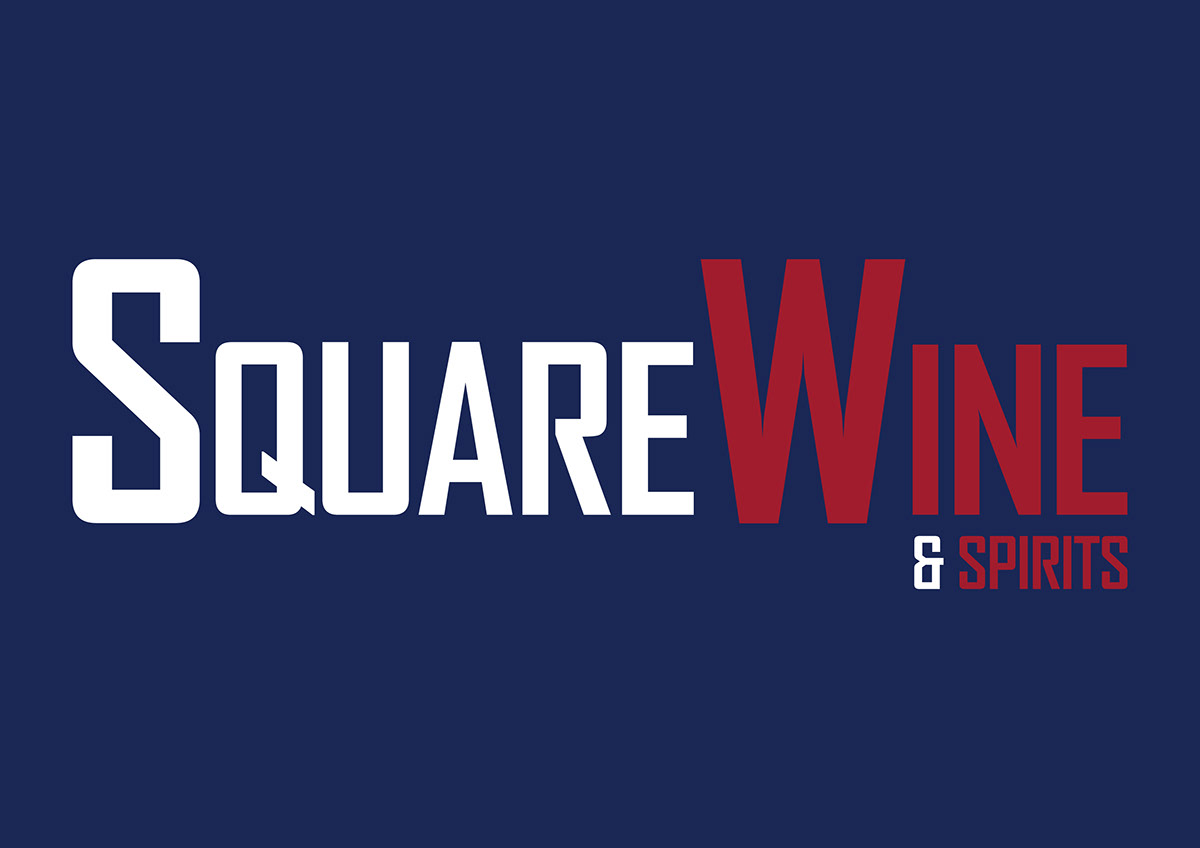 Squarewine Spirits wine brand identity logo design courtwine New York long island live project
