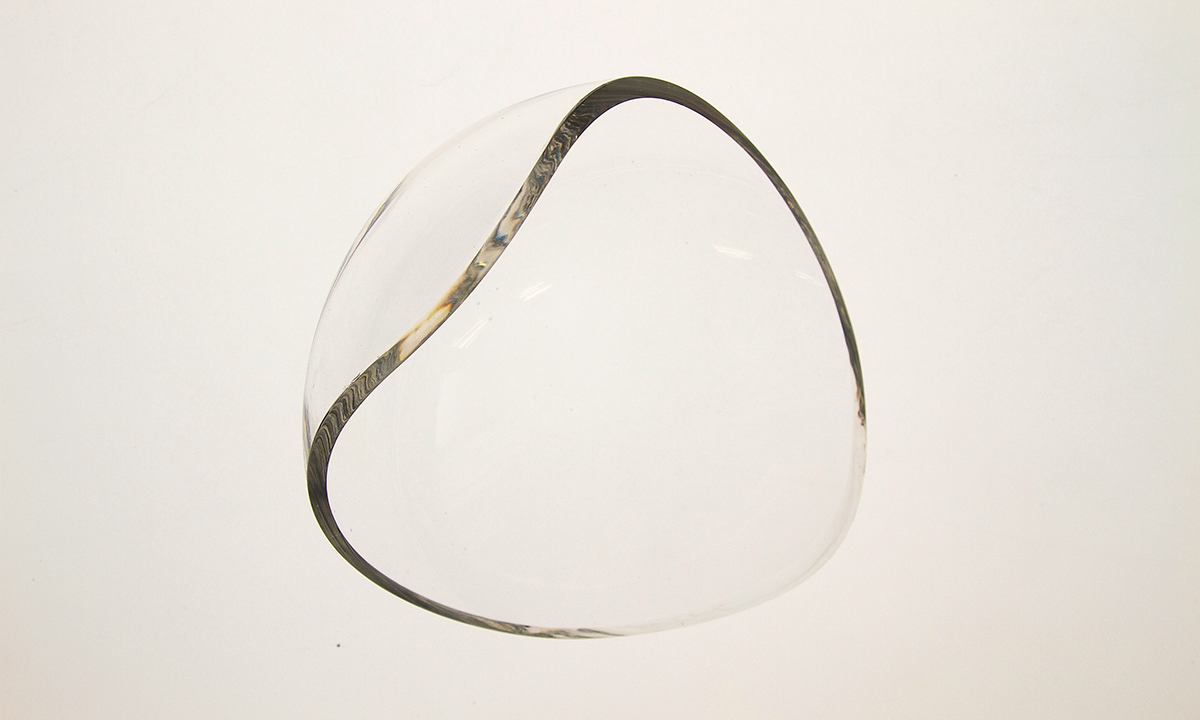 glass Sclupture car lens Vase engraving