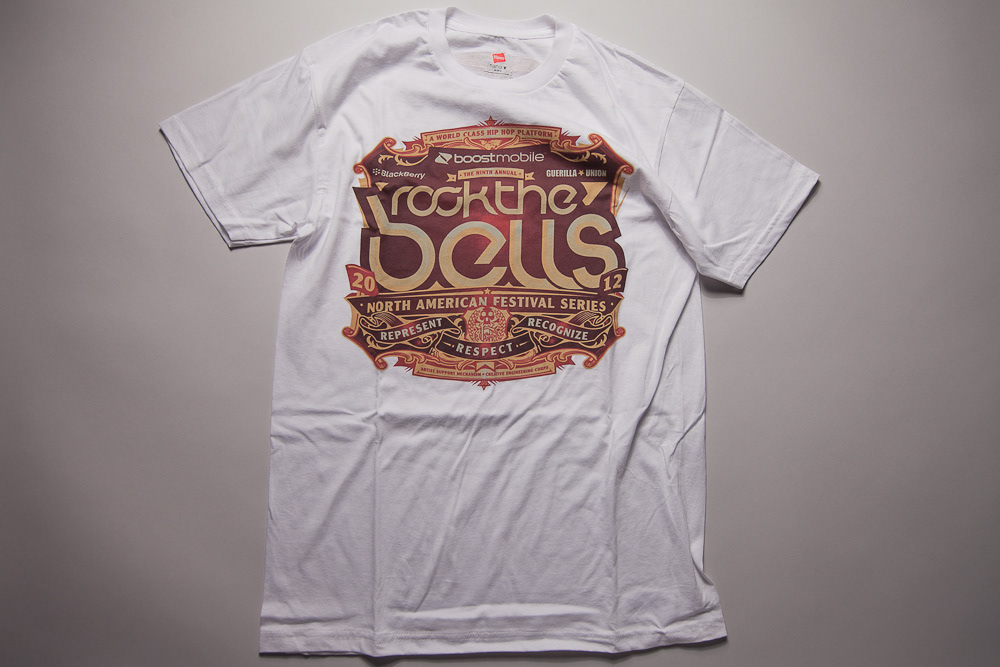 Rock The Bells Guerilla Union boost mobile hip hop concert festival nas Wiz Khalifa kid cudi T Shirt