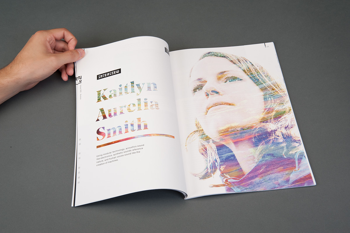 Adobe Portfolio magazine nu music editorial typography   graphic concept brand augmented Technology