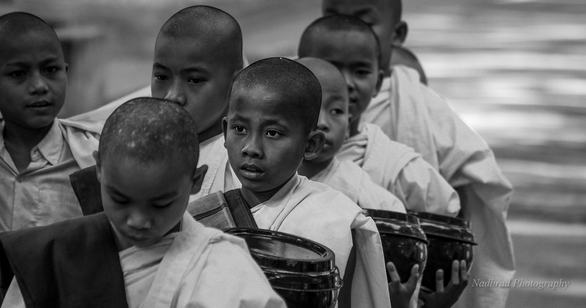 myanmar burma Travel tourism South East Asia portraits people Buddhist kids childern men monks black and white red prints