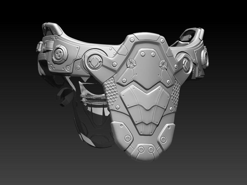 Zbrush 3D model Armor