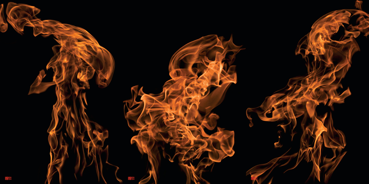 fire art Flames abstract rorschach